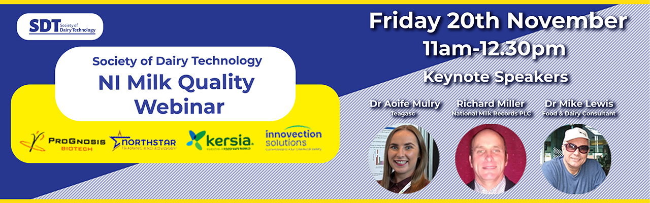 SDT Northern Ireland Regional Meeting - Milk Quality Webinar